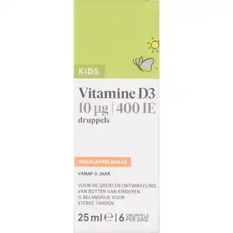 Etos Etos Kids Vitamine D Druppels 25 ML aanbieding