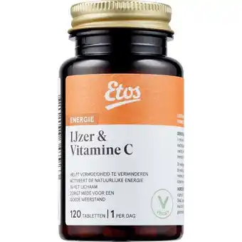 Etos Etos IJzer en Vitamine C 120 stuks aanbieding