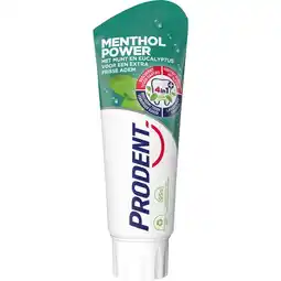 Etos Prodent Tandpasta Menthol Power 75 ML aanbieding