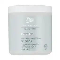 Etos Etos Eye Make-Up Remover Olie Pads 100 stuks aanbieding