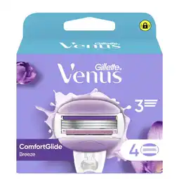 Etos Gillette Venus ComfortGlide Breeze Navulmesjes 4 Stuks aanbieding