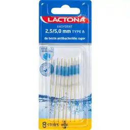 Etos Lactona Easydent 2.5/5.0 mm Type A 8 stuks aanbieding