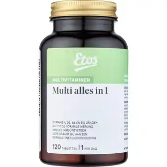 Etos Etos Multi Alles in 1 Tabletten 120 stuks aanbieding