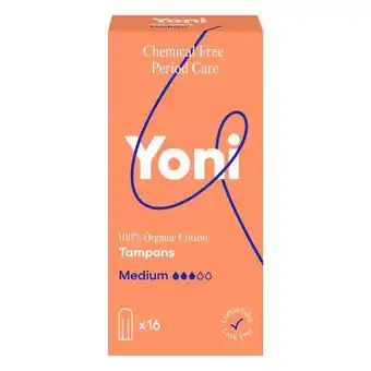 Etos Yoni 100% Biologische Tampons Medium aanbieding