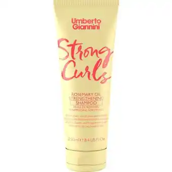 Etos Umberto Giannini Strong Curls Rosemary Oil Shampoo 250 ML aanbieding