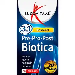 Etos Lucovitaal Pre-Pro-Post Biotica 30 capsules aanbieding