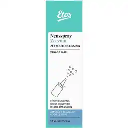 Etos Etos Zeezout Neusspray 0.9% 20 ML aanbieding
