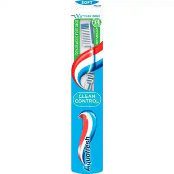Etos Aquafresh Clean Control Soft Tandenborstel - 1 stuk aanbieding