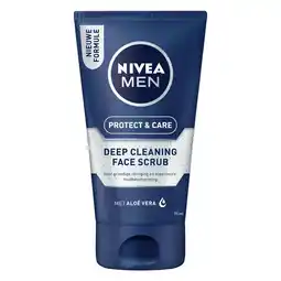 Etos NIVEA MEN Protect & Care Deep Cleaning Face Scrub 75 ML aanbieding