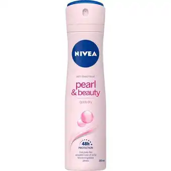 Etos NIVEA Pearl & Beauty Deodorant Spray 150 ML aanbieding