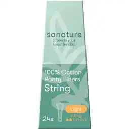 Etos Sanature 100% Katoenen Inlegkruisjes String 24 stuks aanbieding