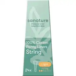 Etos Sanature 100% Katoenen Inlegkruisjes String 24 stuks aanbieding