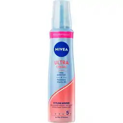 Etos NIVEA Ultra Strong Styling Mousse 150 ML aanbieding