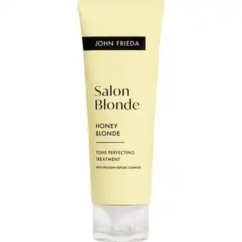 Etos John Frieda Salon Blonde Tone Perfecting Treatment Honey Blonde 120 ML aanbieding