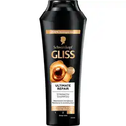 Etos Gliss Shampoo Ultimate Repair 250 ML aanbieding