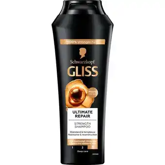 Etos Gliss Shampoo Ultimate Repair 250 ML aanbieding