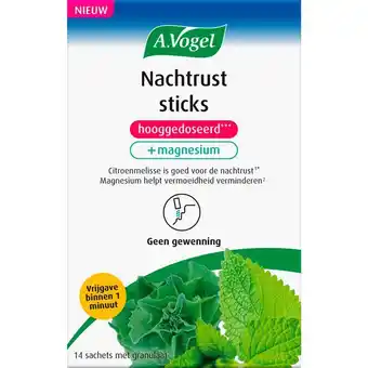 Etos A. Vogel Nachtrust sticks 14x2 g aanbieding