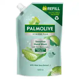 Etos Palmolive Hygiene + Sensitive Handzeep Navul 500ML aanbieding