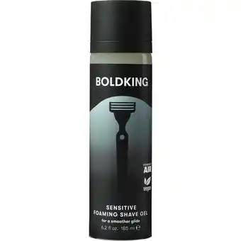 Etos Boldking Foaming shave gel Sensitive 185 ml aanbieding