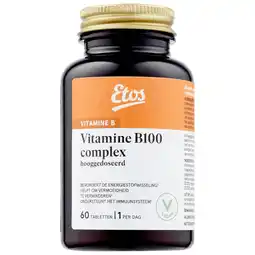 Etos Etos Vitamine B100 Tabletten 60 stuks aanbieding