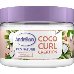 Etos Andrélon Pro Nature Coco Curl Creation Masker 300 ML aanbieding
