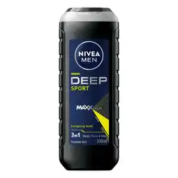 Etos NIVEA MEN Deep Extreme Douchegel 500 ML aanbieding