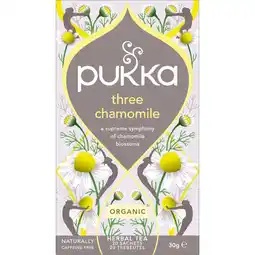Etos Pukka Three chamomile aanbieding