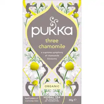 Etos Pukka Three chamomile aanbieding