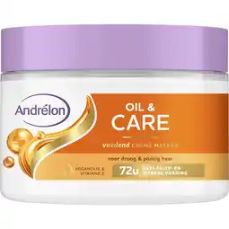 Etos Andrélon Oil & Care Crème Masker Jar 300 ML aanbieding