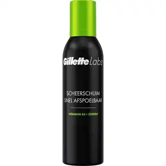 Etos GilletteLabs Scheerschuim Snel Afspoelbaar 240 ML aanbieding
