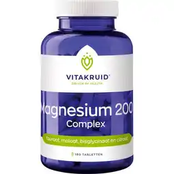 Etos Vitakruid Magnesium 200 Complex - 180 tabletten aanbieding