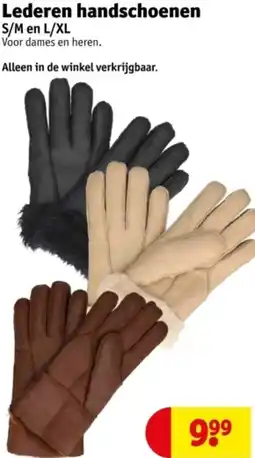 Kruidvat Lederen handschoenen aanbieding