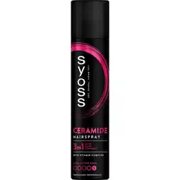 Etos Syoss Ceramide Haarspray 300 ML aanbieding