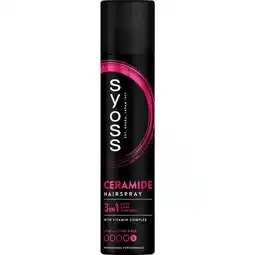 Etos Syoss Ceramide Haarspray 300 ML aanbieding
