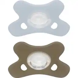 Etos Difrax Fopspeen Natural 0-6 Maanden Lichtblauw/Beige BPA-vrij aanbieding