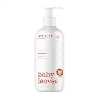 Etos ATTITUDE Baby Leaves Body Lotion peer & nectar aanbieding