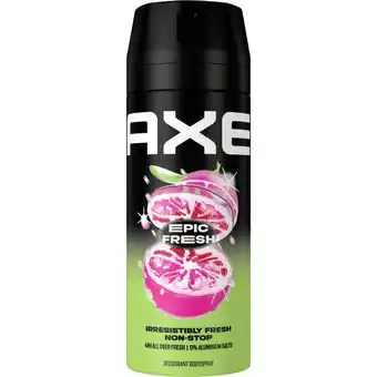 Etos AXE Epic Fresh Deodorant Bodyspray 150 ML aanbieding