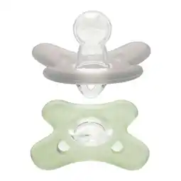 Etos Difrax Fopspeen Natural 6-12 Maanden Grijs/Groen BPA-vrij aanbieding
