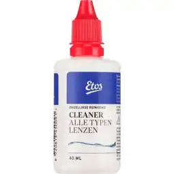 Etos Etos Cleaner Alle Typen Lenzen 40ML aanbieding