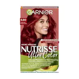 Etos Garnier Nutrisse Ultra Color Voedende Permanente Haarverf 6.60 Vurig Rood aanbieding