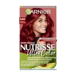 Etos Garnier Nutrisse Ultra Color Voedende Permanente Haarverf 6.60 Vurig Rood aanbieding