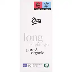 Etos Etos Pure & Organic Long Inlegkruisjes 20 stuks aanbieding