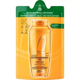 Etos L'Oréal Paris Elvive Refill Extraordinary Oil Shampoo Navulling 250 ML aanbieding
