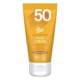 Etos Etos Anti-Age Zonnebrand Gezicht SPF50 50 ML aanbieding