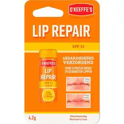 Etos O'Keeffe's Lip Repair Waterproof SPF15 aanbieding