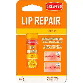 Etos O'Keeffe's Lip Repair Waterproof SPF15 aanbieding