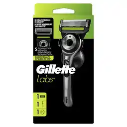 Etos GilletteLabs Scheersysteem 1 Handvat Met 1 Navulmesje En Muurhanger aanbieding