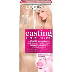 Etos L'Oréal Paris Casting Crème Gloss Haarverf 1010 White Chocolate Extra Licht Asblond aanbieding