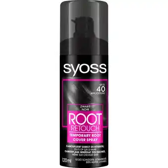 Etos Syoss Uit Groeispray Zwart aanbieding