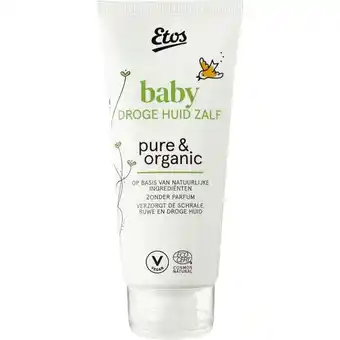 Etos Etos Pure & Organic Baby Droge Huid 100 ML aanbieding